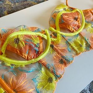 For Love & Lemons underwire bra.